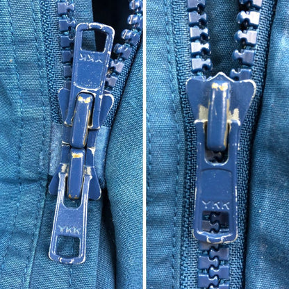 中古◆エディーバウアー マウンテンパーカー 80年代 黒タグ メンズ ブルー サイズL Eddie Bauer 【AFA21】