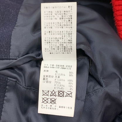 中古◆ビームス スタジャン ボタン メンズ ネイビー サイズS BEAMS 【AFB13】