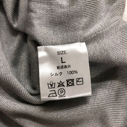 中古◆オデム Tシャツ シルク グレー メンズ サイズL ODEM 【AFB14】