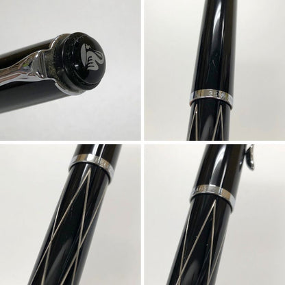 ペリカン 万年筆 M215 クラシック ダイヤライン ブラック×シルバー EF字 Pelikan【AFI22】