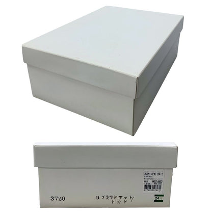 新宿屋 スニーカー レザー 3720 トカゲ ブラウン サイズ24.5 レディース shinjukuya 約24.5cm【7-13】