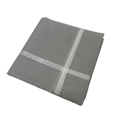 エルメス ハンカチ コットン100% レディース グレー系  HERMES【AFI18-2】【中古】
