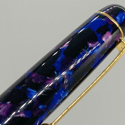 パイロット 万年筆 カスタム マーブル ペン先14K ブルー ゴールド PILOT CUSTOM LE【AFI8】