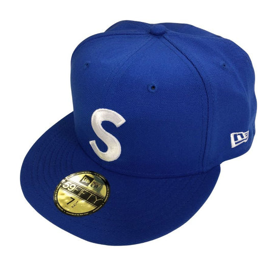 シュプリーム×ニューエラ キャップ スクリューボール S LOGO サイズ7 5/8 60.6cm メンズ ブルー Supreme×NEW ERA