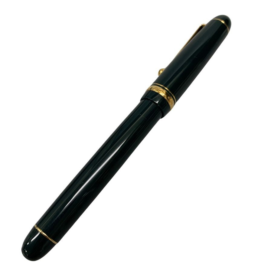 極美品◆パイロット 万年筆 カスタム74 ペン先14K-585 ダークグリーン PILOT【AFI18】