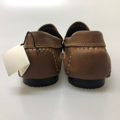 レノマ レザーシューズ スリッポン デッキシューズ メンズ 27cm ブラウン renoma 約27.0cm【AFD3】
