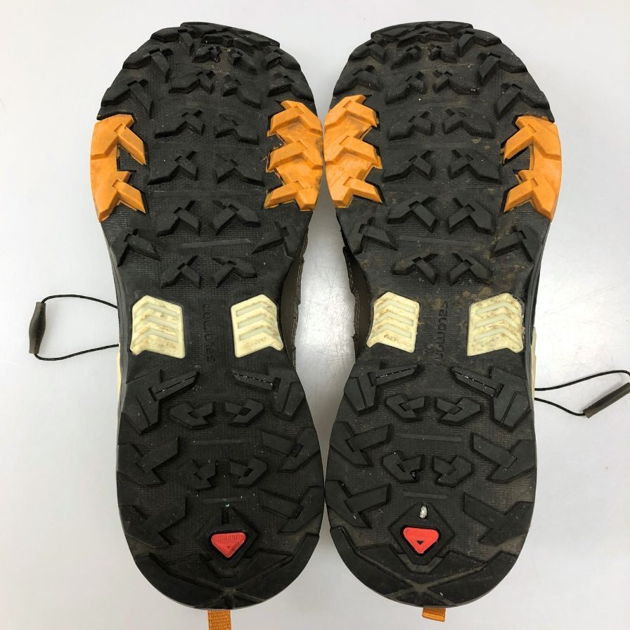 サロモン スニーカー エックス ウルトラ 4 トレッキング シューズ ゴアテックス 登山靴 ベージュ ブラック メンズ サイズ27cm Salomon X URTRA 約27.0cm【AFC41-2】