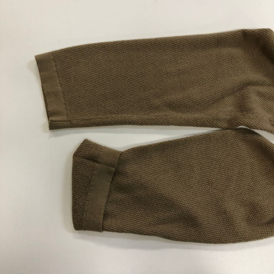美品◆エルメネジルドゼニア ポロシャツ ニット カシミヤ100% ベージュ系 サイズ50 メンズ Ermenegildo Zegna 【AFB41】