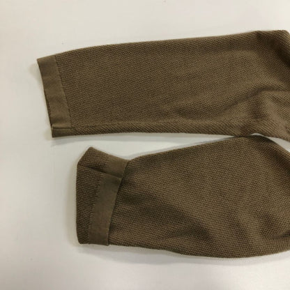 美品◆エルメネジルドゼニア ポロシャツ ニット カシミヤ100% ベージュ系 サイズ50 メンズ Ermenegildo Zegna 【AFB41】