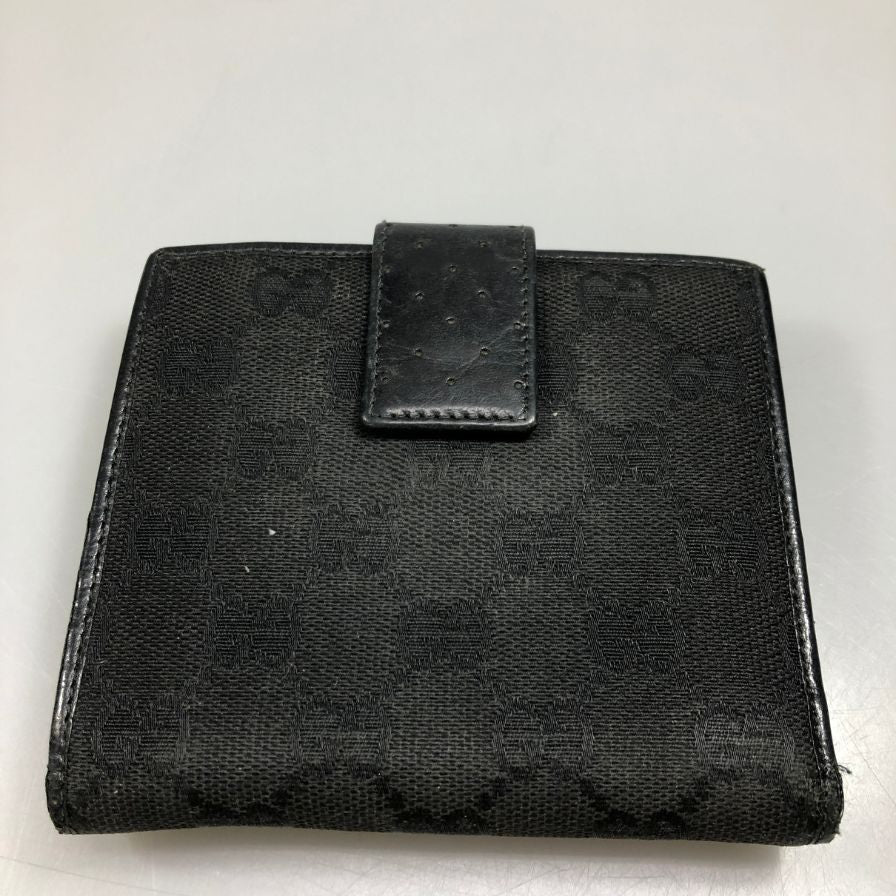 グッチ 二つ折り財布 GGキャンバス×レザー シェリーライン インターロッキングG 115080 レディース GUCCI【AFI27】