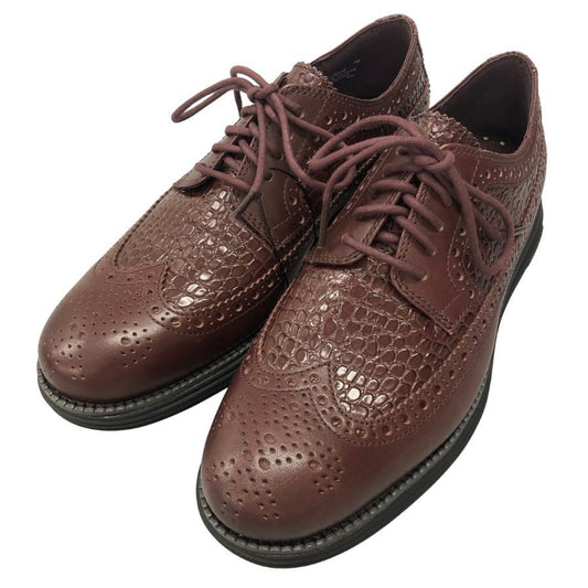 コールハーン レザーシューズ レザーシューズ オリジナルグランド ロングウィングオックスフォード ザイズ7 ブラウン メンズ COLE HAAN 約25.5cm【AFC9】
