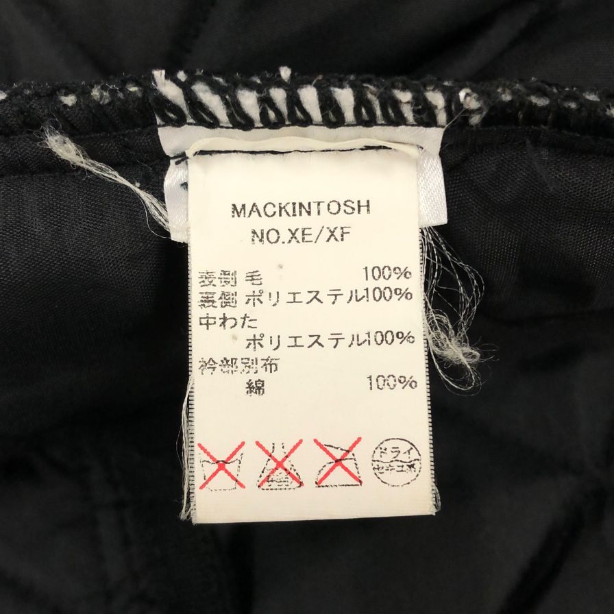 美品◆マッキントッシュ ロロピアーナ生地 キルティング ハーフコート 英国製 メンズ サイズ42 グレー MACKINTOSH Loro Piana 【AFA4】