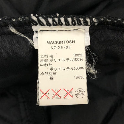 美品◆マッキントッシュ ロロピアーナ生地 キルティング ハーフコート 英国製 メンズ サイズ42 グレー MACKINTOSH Loro Piana 【AFA4】