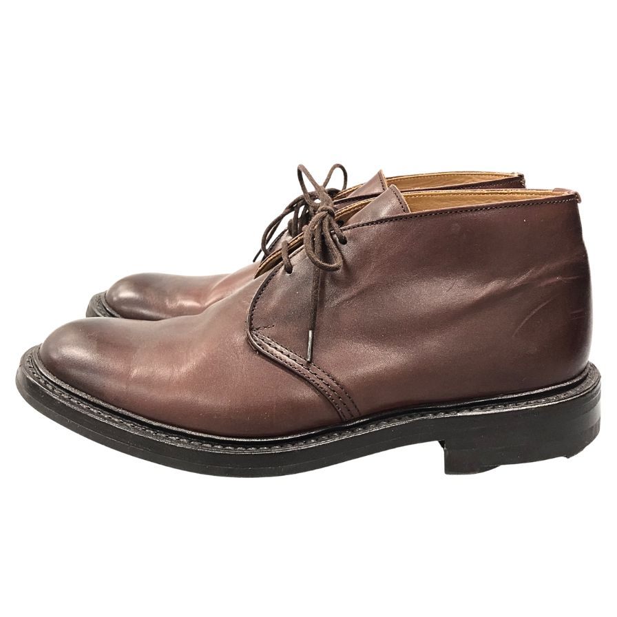 トリッカーズ レザー チャッカブーツ ウィンストン 7468 メンズ  サイズUK9  ブラウン Trickers Winston ビジネスシューズ 約27.5cm【LA】【中古】