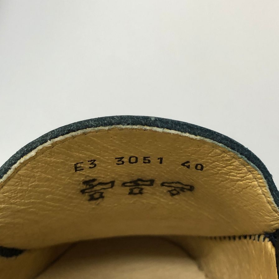 ボエモス スリッポン 3051  ブラック サイズ40 BOEMOS 約25.0cm【AFD13】