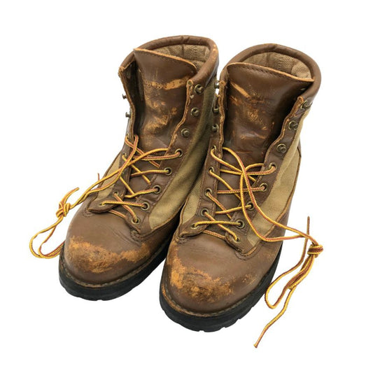 ダナー トレッキングブーツ 30420X ダナーライト レザー×キャンバス ベージュ メンズ サイズ8.5 Danner 約26.5cm【AFD15】