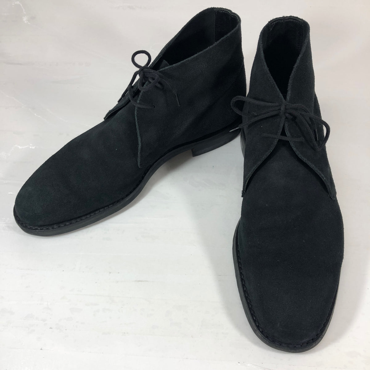 クロケット＆ジョーンズ SOMERSET  チャッカブーツ スエード ブラック サイズUK6E Crockett & Jones 約25.0cm【AFC53】