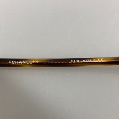 シャネル メガネ C502 べっ甲 セルフレーム ユニセックス ブラウン系 CHANEL【AFB55】