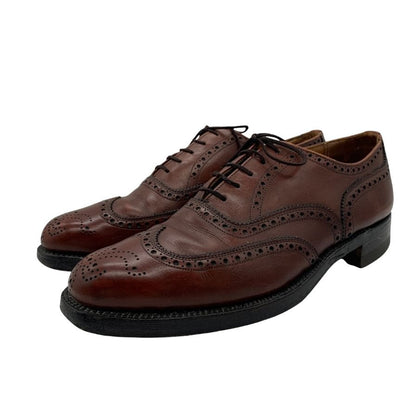 ダックス レザーシューズ ウィングチップ カーフ ボルドー メンズ サイズ10 Daks 約28.0cm【YB6】