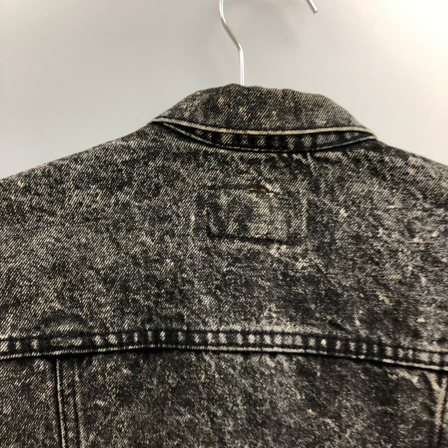中古◆リーバイス デニムジャケット 57508 80年代 ボタン裏511 USA製 ブラック メンズ サイズM LEVI’S 【AFA9】