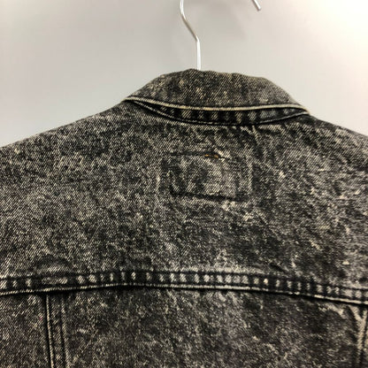 中古◆リーバイス デニムジャケット 57508 80年代 ボタン裏511 USA製 ブラック メンズ サイズM LEVI’S 【AFA9】