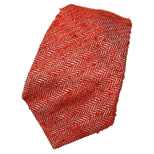 キートン ネクタイ セッテピエゲ 7つ折り 赤系 メンズ KITON【AFI18】