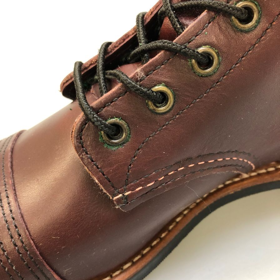 レッドウイング アイアンレンジャーブーツ ストレートチップ 8119 レッド サイズUK8 RED WING 約26.0cm【AFD15】