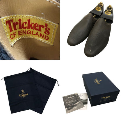 トリッカーズ ストウ ウィングチップ メンズ サイズ 7ハーフ パープル Tricker’ｓ ブーツ 約26.0cm【LA】【中古】