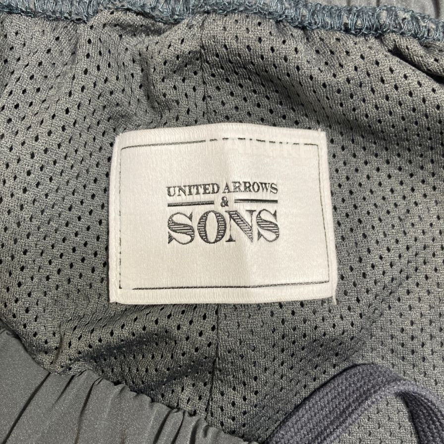ユナイテッドアローズ&サンズ バイ 尾花大輔 イージーパンツ グレー メンズ サイズL UNITED ARROWS & SONS by DAISUKE OBANA 【AFB45】