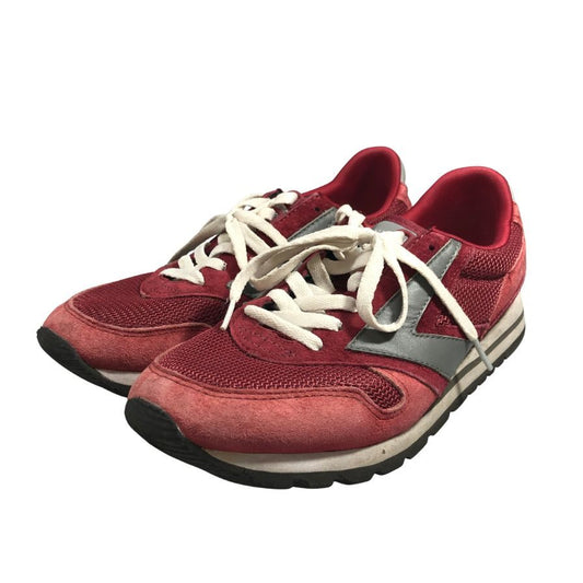 ブルックス ローカットスニーカー スウェード メッシュ 切替 ローテク ランニング ボルドー メンズ サイズ27cm BROOKS RUNNING 約27.0cm【AFC34】