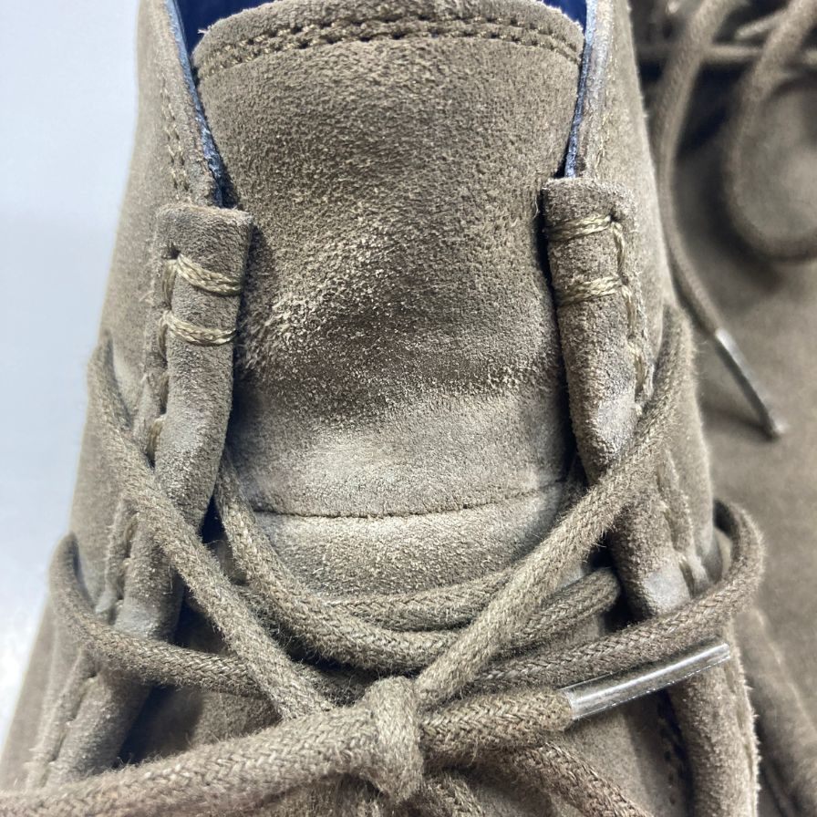 コールハーン レザーシューズ C10798 チャッカブーツ スエード メンズ カーキ系 サイズ9 COLE HAAN 約27.5cm【AFC17】