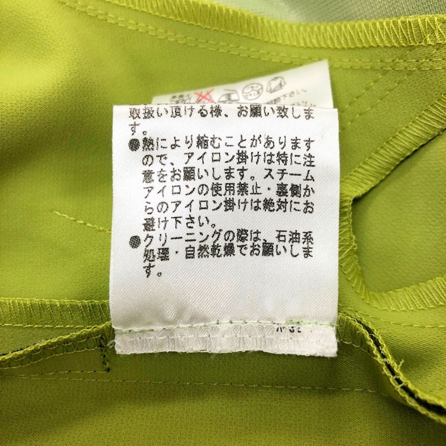 中古■フォクシーニューヨーク フレンチボックス ノースリーブワンピース  31650 レディース サイズ38 グリーン FOXEY NEWYORK 【AFB4】