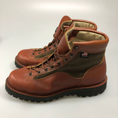 ダナー レザーブーツ ダナーライト2 セダーレインボー 12040X ゴアテックス メンズ サイズ8 1/2 ブラウン Danner 約27.0cm【AFD15-2】