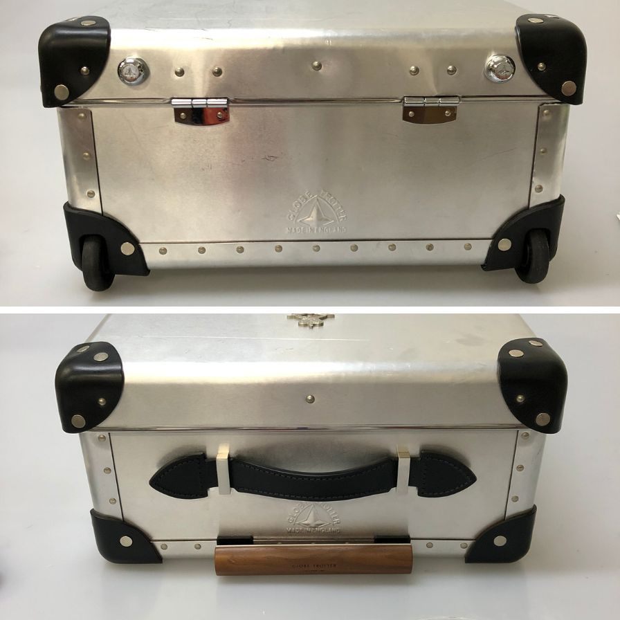 グローブトロッター 20インチトローリーケース 英国王立空軍 RAF100周年記念 シルバー GLOBETROTTER【AFE13】