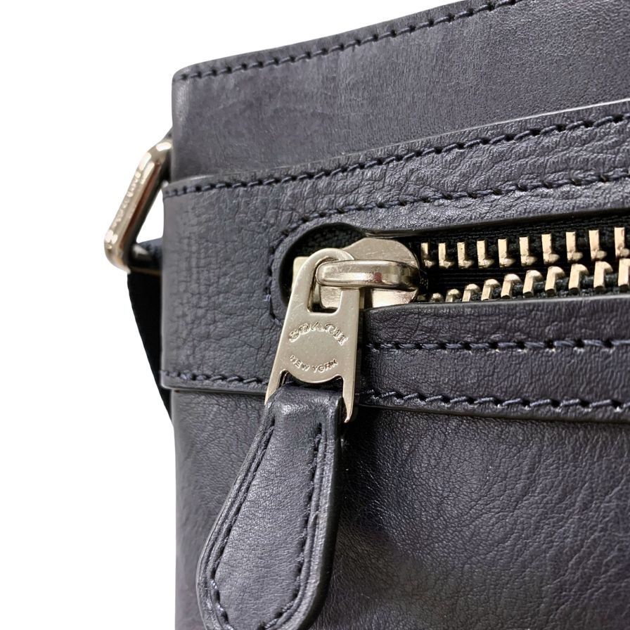 コーチ ショルダーバッグ F71721 レザー ネイビー メンズ COACH【AFE5】