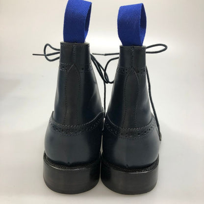 トリッカーズ カントリーブーツ ウイングチップ M7655 メンズ  ネイビー サイズUK7 Tricker's ブーツ 約25.5cm【LA】【中古】