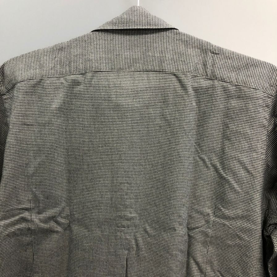 極美品◆エストネーション 長袖シャツ チェック Grandi & Rubinelli グレー系 メンズ サイズXL ESTNATION 【AFB38】