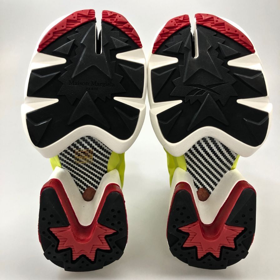 メゾンマルジェラ リーボック スニーカー Tabi Instapump Fury Hi S34WU0023 イエロー系 レディース サイズ37 Maison Margiela Reebok 約23.5cm【AFD1】