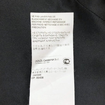 極美品◆ドルチェ&ガッバーナ ノースリーブ ワンピース ツイード レディース サイズ44 グレー DOLCE&GABBANA 【AFB29】