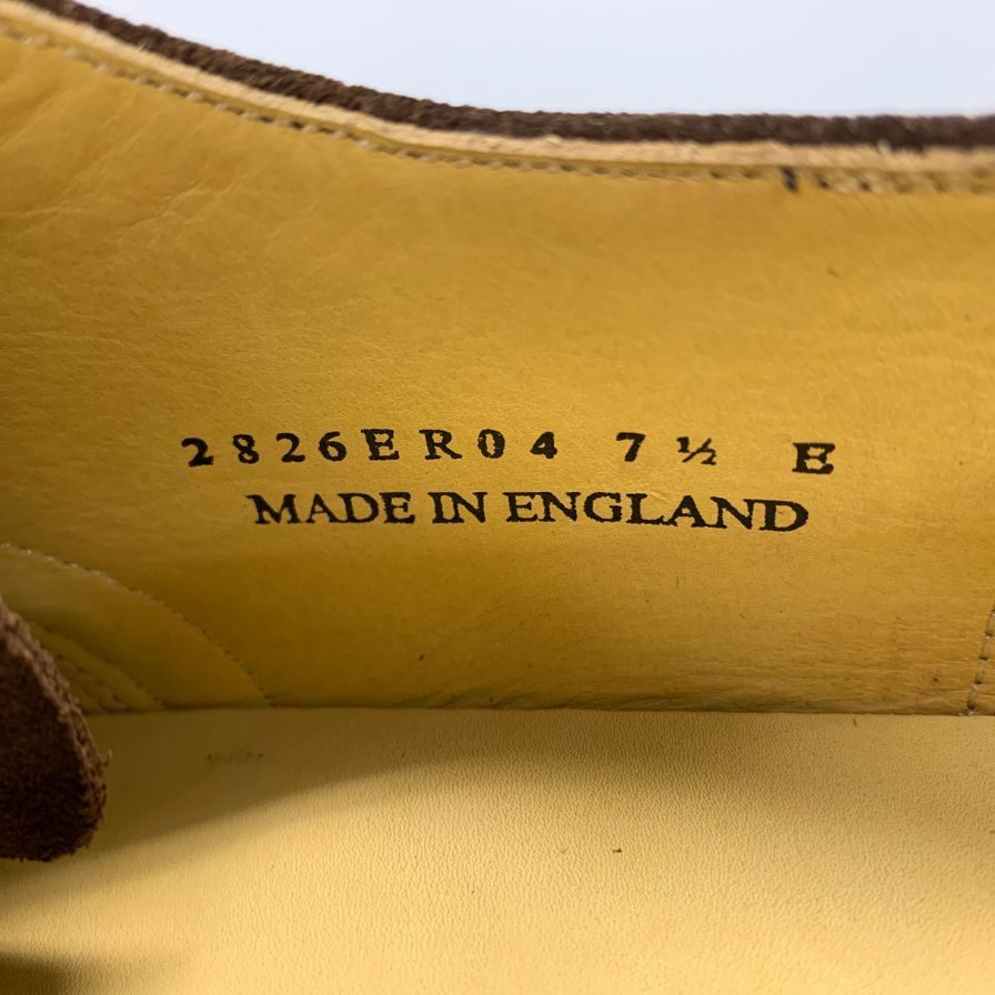 ロイドフットウェア レザーシューズ 2826ER04 ウイングチップ スエード メンズ サイズ7.5 ブラウン系 Lloyd Footwear 約26.0cm【AFD12】