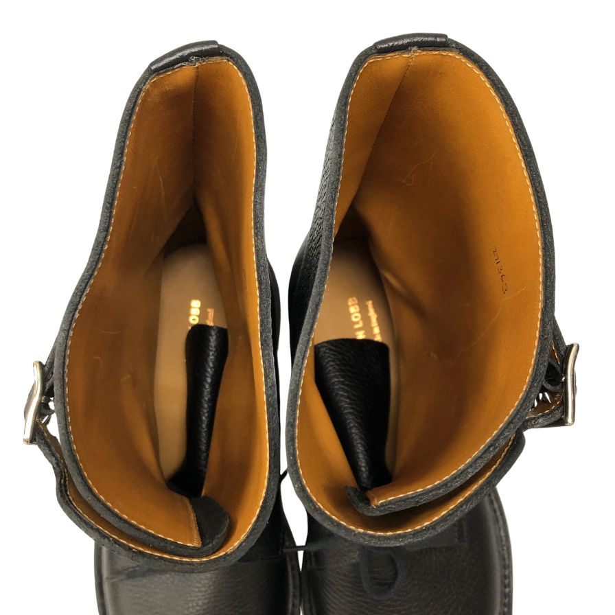 ジョンロブ ウィック ブーツ グレインレザー ブラック サイズUK6.5E WICK JOHN LOBB ブーツ 約25.0cm【LA】【中古】