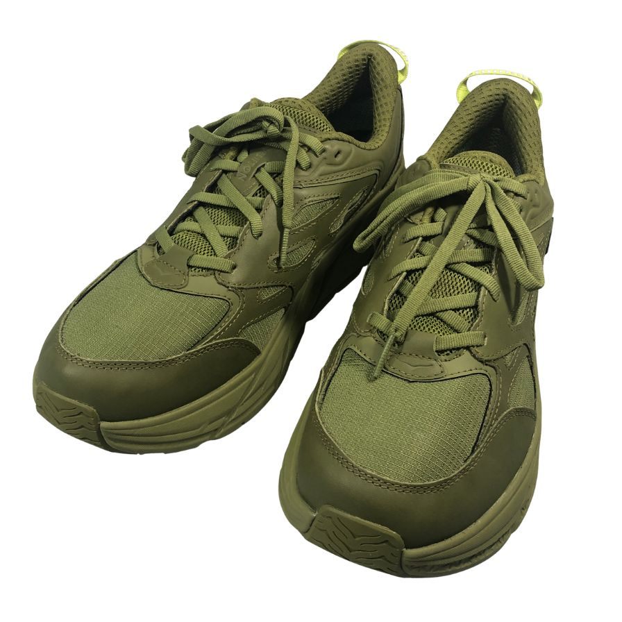 ホカ オネオネ 1129972 クリフトン L ゴアテックス スニーカー カーキ サイズ28.5㎝ HOKA ONEONE CLIFTON L GTX 約28.5cm【AFD4】