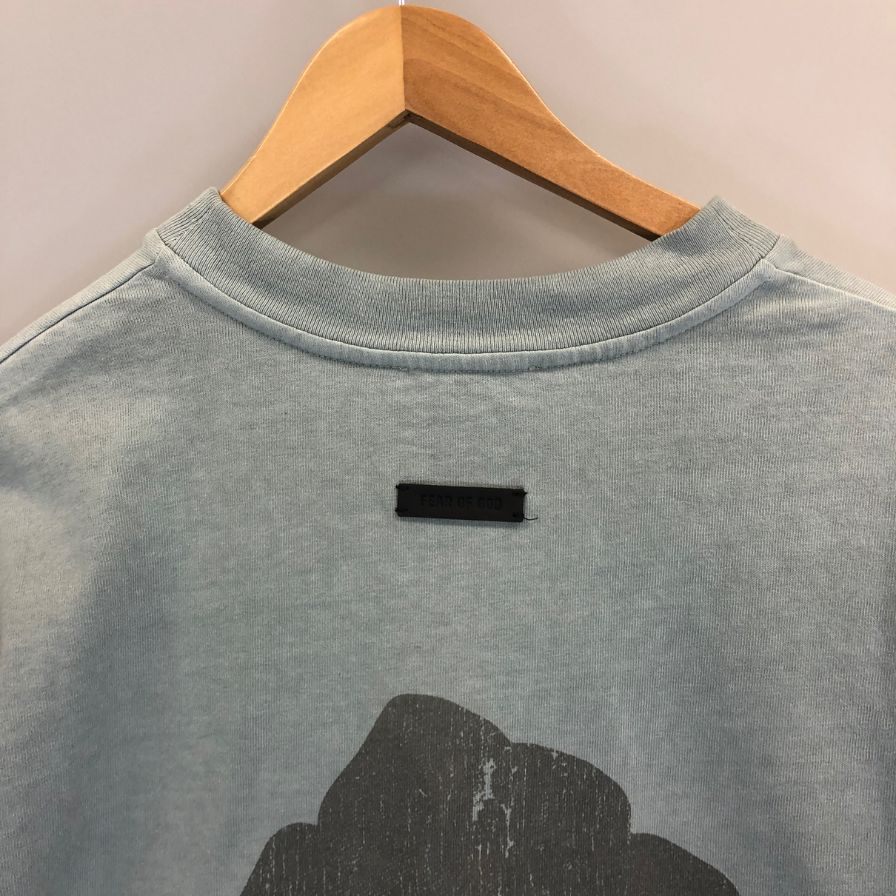美品◆フィアオブゴッド 長袖Tシャツ DISCIPLES ディサイプルズ ブルー サイズS Fear of God 【AFB33】