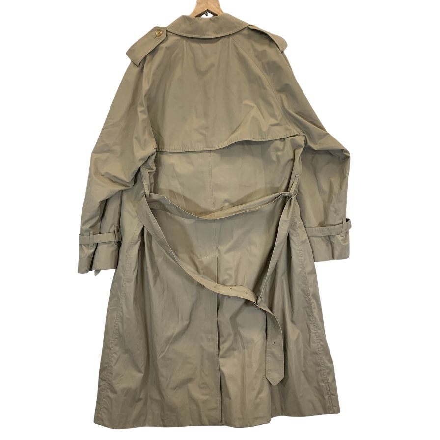 中古◆バーバリー トレンチコート 90S 旧タグ イングランド製 ベージュ メンズ サイズ表記なし Burberry 【AFA11】