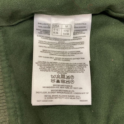 中古◆ブルックスブラザーズ ジャケット コットン  カーキ メンズ サイズM Brooks Brothers 【AFB9】