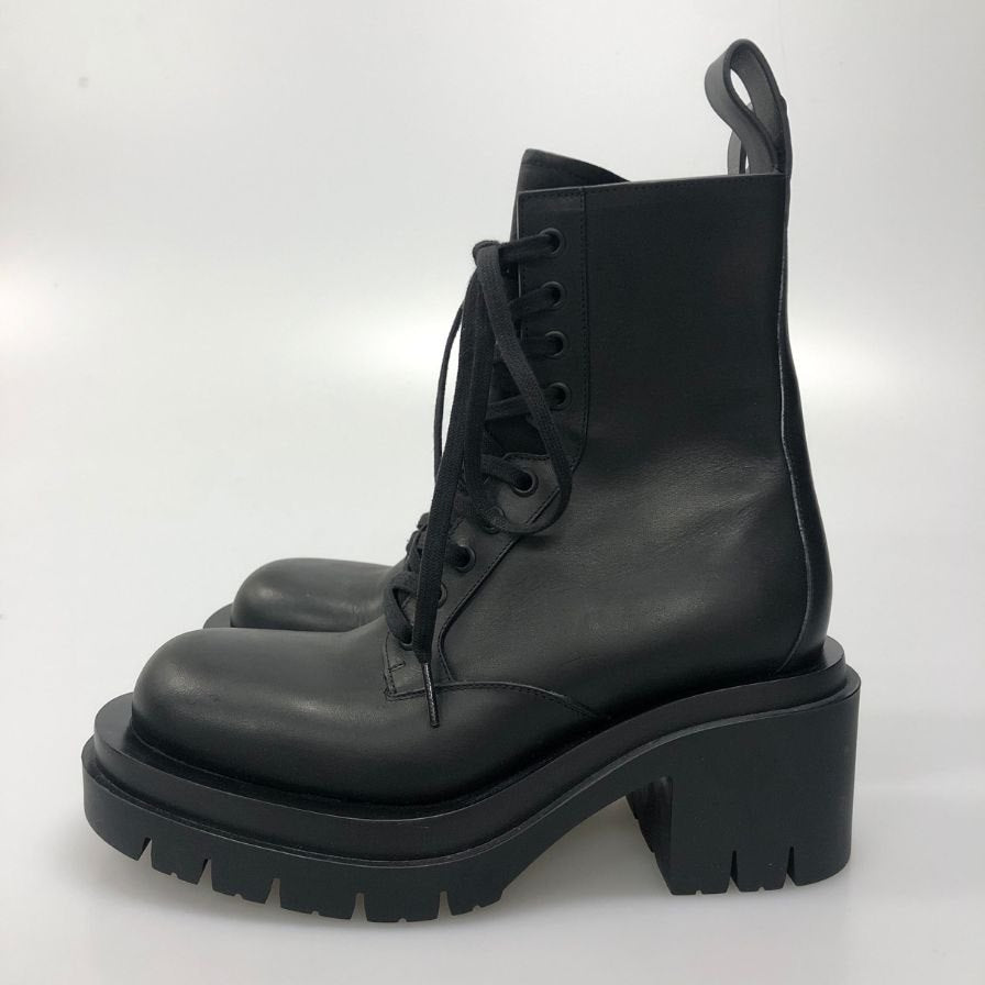 ボッテガヴェネタ ブーツ LUG ANKLE ブラック サイズ36 レディース BOTTEGA VENETA 約22.5cm【AFD9】