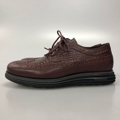 コールハーン レザーシューズ レザーシューズ オリジナルグランド ロングウィングオックスフォード ザイズ7 ブラウン メンズ COLE HAAN 約25.5cm【AFC3】