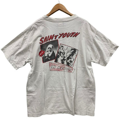 美品◆セントマイケル Tシャツ IN HEAVEN 22SS サイズXL メンズ ホワイト SAINT MICHAEL 【AFB19】
