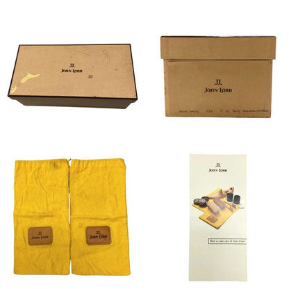 ジョンロブ レザーシューズ ストレートチップ アデレード カーフ ライトブラウン メンズ サイズUK8E JOHN LOBB ADELAIDE ビジネスシューズ 約26.5cm【LA】【中古】