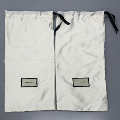 グッチ レザーシューズ 269646 カーフ 内羽根 プレーントゥ ブラウン サイズ4.5 GUCCI 約23.5cm【AFD5】